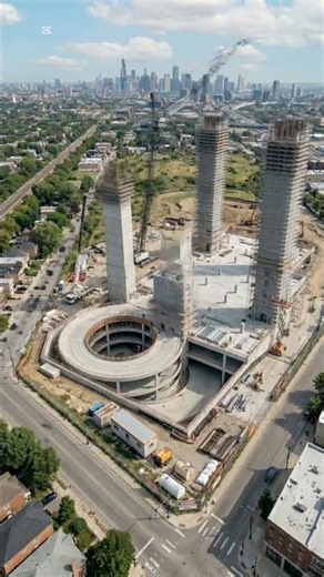Massive Underground Parking Complex Built From Scratch #underground #constructiontimelapse