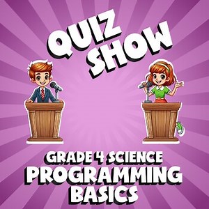 Programming Basics QUIZ SHOW Science Game - No Prep Grade 4 Review