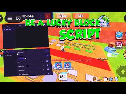 [FREE] Be a Lucky Block Script | Auto Farm, Auto Rebirth, Auto Cash, Auto Sell Brainrot (NO KEY)