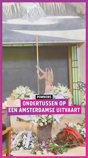 Een laatste (paal)dans bij Amsterdamse uitvaart