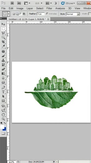 Adobe Photoshop Tricks - Create Clipping Mask #shorts #photoshop #edit