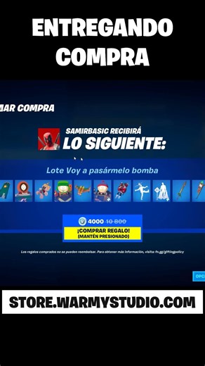 🚚 Entrega #15 Pavos Fortnite ✅+ Cliente Satisfecho Fortnite #Pavos #VBucks #FortniteVBucks