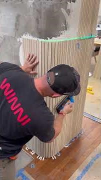 How to Tile a Fireplace. ROUND CORNERS #diy #tools #construction