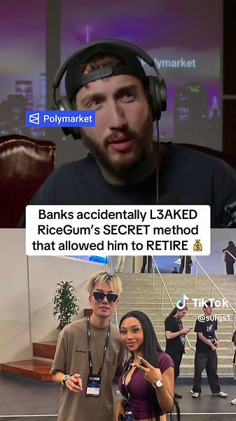 Banks accidentally L3AKED RiceGum’s SECRET method that allowed him to RETIRE 💰 #banks #ricegum