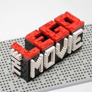 LEGO MOC-1283 Small Scale TheLegoMovie Logo (The LEGO Movie 2014)