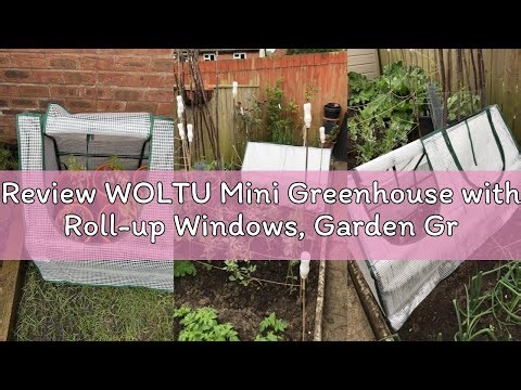 Review WOLTU Mini Greenhouse with Roll-up Windows, Garden Greenhouse with Metal Frame, 140g/m² PE Co