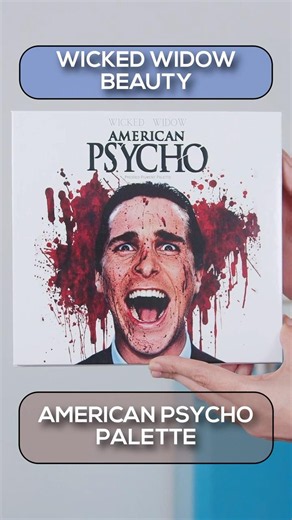 WICKED WIDOW BEAUTY - American Psycho🔪 Eyeshadow Palette - Look 1