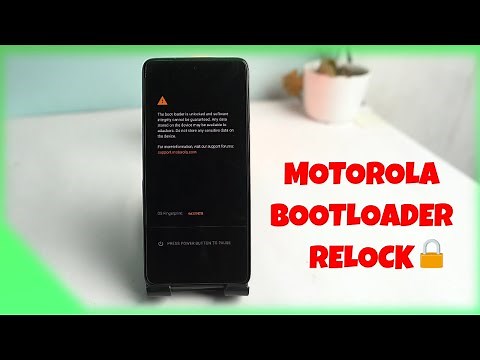 ReLock "Motorola Bootloader" Just 1 Command [2023 Updated]