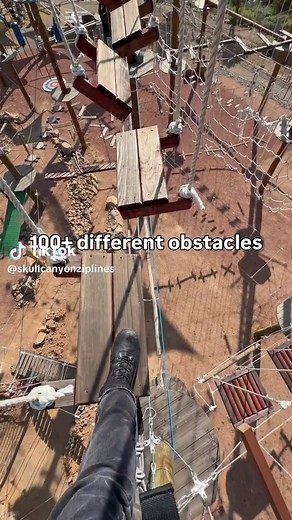 Experience the Sky Gym: Aerial Adventure at Skull Canyon