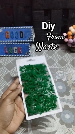 Waste material crafts ideas 💡 || diy from waste #artscraft #diy #shorts