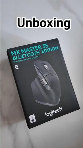Logitech Mx Master 3s Bluetooth Edition Unboxing