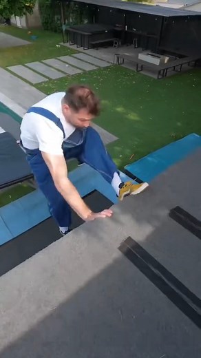 Forward traveling backflip fail compilation. #trampwall #junktramp #trampwalltribe | Jake hinga