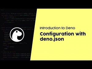 Configuration with deno.json