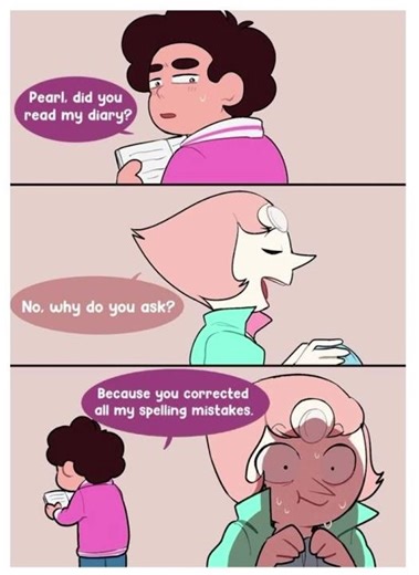 Pearl read Future Steven Diary!! #stevenuniversefuture
