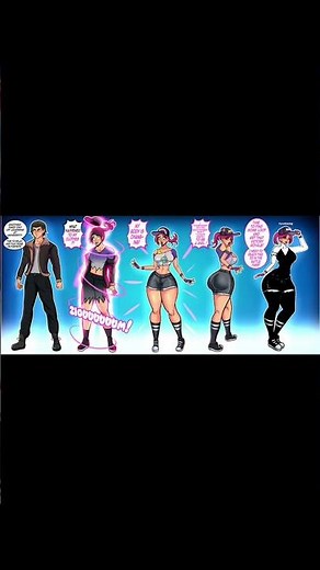 fortnite spider-gwen tg tf transformation | boy to girl lesbian