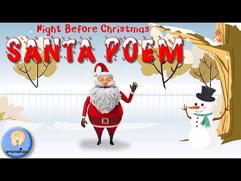 A Santa Poem | Christmas Poem | With Free Worksheets