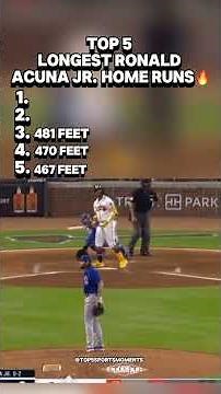 🔥450+ Foot Monster Shots🤯#mlb #baseball #ronaldacunajr #acunajr #mlbhighlights #homeruns