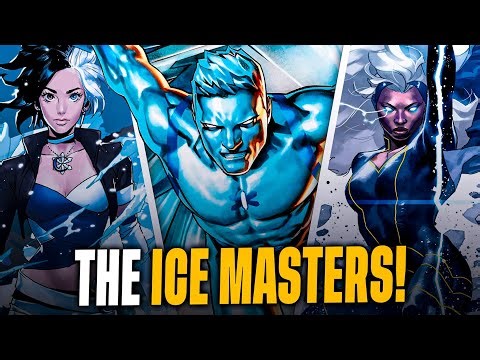 The 7 Greatest ICE POWER USERS in Marvel!