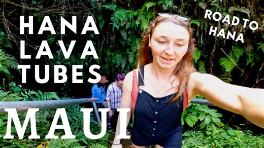 Exploring the Lava Tube on Maui