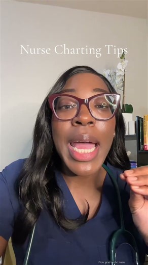 Charting Tips #rn #nursingstudent #newgradnurse #nursing #nurses