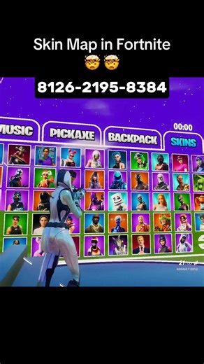 Best Skin Map Fortnite #fortnite #1v1 #viralvideo #shorts