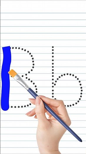 🅱️ How to Write Capital and Small Letter B | Easy ABC Writing Tutorial for Kids ✏️