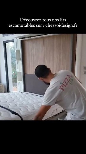 Lit escamotable design pour loft