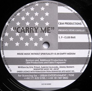 C&M Productions Presents Stevie Costello - Carry Me