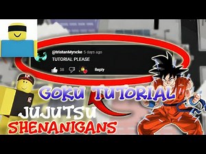 Goku moveset tutorial in JJS#jjs #jjkgame #roblox