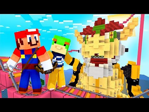 Minecraft Super Mario Sunshine - Bowser Jr's MECHA-BOWSER Attack! [57]