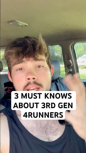 3 things to know before buying a 3rd Gen 4Runner. #4Runner #Toyota #4thgen4runner #carenthusiast