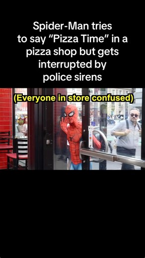 The employees greeted him like he’s a regular 🤣 #spiderman #brandnewday #spidermanbrandnewday #mcu