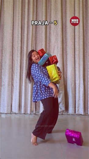 Catch The Gifts Challenge 🎁😳 #waitforit #challenge