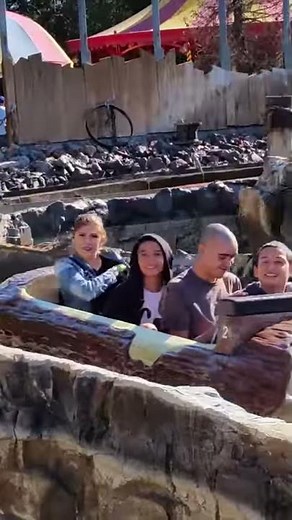 Castle Park Riverside log ride