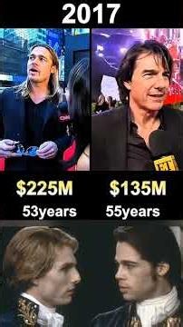 Brad Pitt vs Tom Cruise 🤯 | Age, Birth Year & Net Worth Comparison 2026 #youtubeshorts #trending