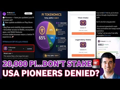 Pi Network New Update: pi Browser Update, Tokenomics, Scam Warning & the US Access Problem