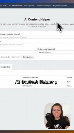 Kits de marca en AI Content Helper 🌟 #iamarketing #ahrefs #optimizaciónseo #contenidoia