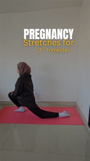 Shirin Fathima | Physiotherapist | Third Trimester Stretches to Relieve Back & Pelvic Floor Tension 🤰 Gentle stretches designed specifically for the third trimester to help... | Instagram