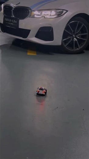 Mini BMW M4 Egg Car Drift Showcase | Real M4 vs Toy M4 Flames Drift!