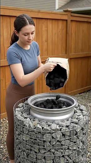 DIY Fire Pit from Stones 🔥 Easy Backyard Transformation