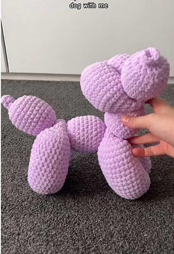 Crochet Balloon Dog Tutorial: Tips for a Standing Dog
