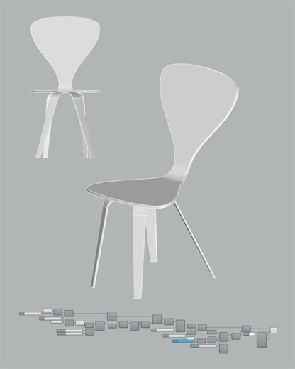 Bending Plywood Chair Shell | Rhino Grasshopper