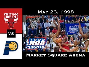 Full Game: The Miller Binge Slows a Dynasty | Pacers vs Bulls 1998 ECF Game 3 (May 23, 1998)