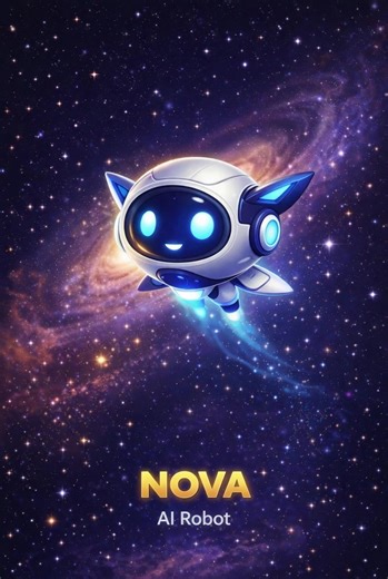 The cosmic robot of ALO Universe. Smart, powerful and always scanning the galaxy. Who is your favorite character? ⭐ ALO 👼 HALO 🤖 NOVA 😈 SHADOW AI 애니메이션 LUMI AI Animation Studio #aianimation #aiart #alouniverse #3danimation #aishorts