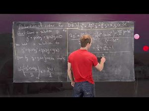 Differential Equations | Reduction of Order Example 1