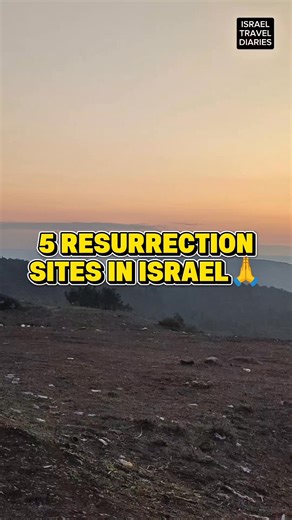 5 Famous resurrection sites in Israel. #Israel #travel #PromiseLand #holyland #resurrection | Pastor Aries Paduga - The Travelling Preacher in Israel
