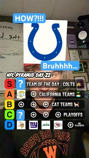 NFL Pyramid Challenge (Day 22) 🐴