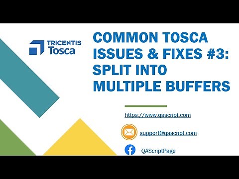 Tosca Tutorial | Lesson 140 - Common RealTime Tosca Problems & Fixes | Regular Expression | Buffers|