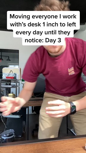 Office Prank: Moving Desks 1 Inch Left Daily | Day 3