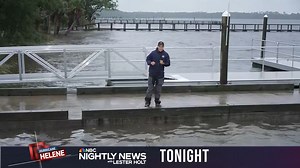 TONIGHT: Tom Llamas is live from Florida as Hurricane Helene is expected to slam the coast later this evening as an extremely large and dangerous storm with an ‘unsurvivable’ storm surge of 15-20 feet at landfall. | NBC Nightly News with Tom Llamas